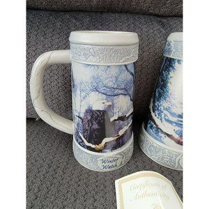Miller Lite 'Winter Watch' Holiday 2000 Collectors Stein